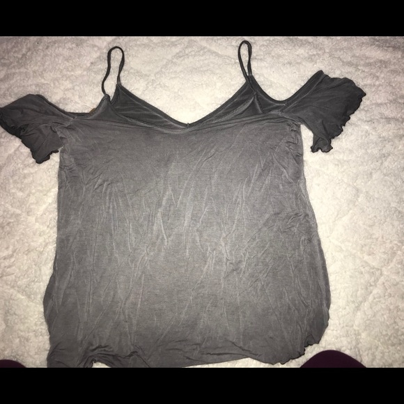 American eagle tank top w off the shoulder sleeves - Picture 2 of 3